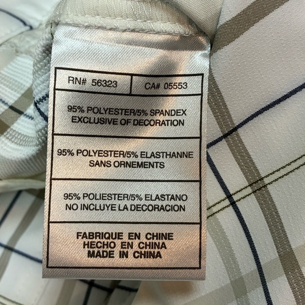 Nike Golf Dri Fit Plaid Shorts - Sz 38 - Picture 7 of 11